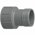 Boshart 1/2 In. FPT x 1/2 In. Insert Polypropylene Hose Adapter UPVCFA-05